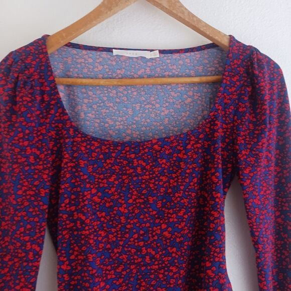Lush long sleeve printed bodysuit size S - Picture 3 of 6